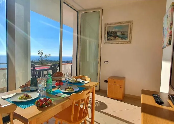 מלון דירות Naturamare - Piscina Idromassaggio Con Vista Mare Aperta Fino Alle Ore 22-00 קאפו ואטיצ'אנו